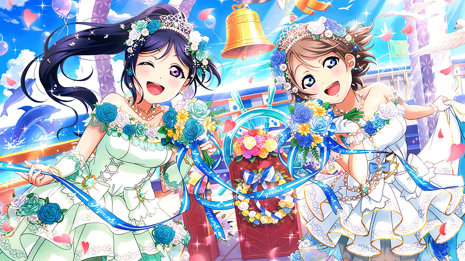 ラブライブ サンシャイン Pc壁紙 画像 19 1080他 94 スクフェス ウエディング編 アニメ壁紙ネット Pc Android Iphone壁紙 画像