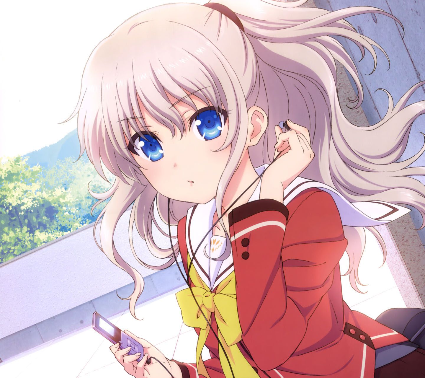 Charlotte シャーロット Android壁紙 7 友利奈緒 アニメ壁紙ネット Pc Android Iphone壁紙 画像
