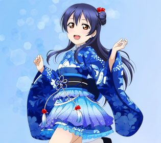 園田海未Android壁紙