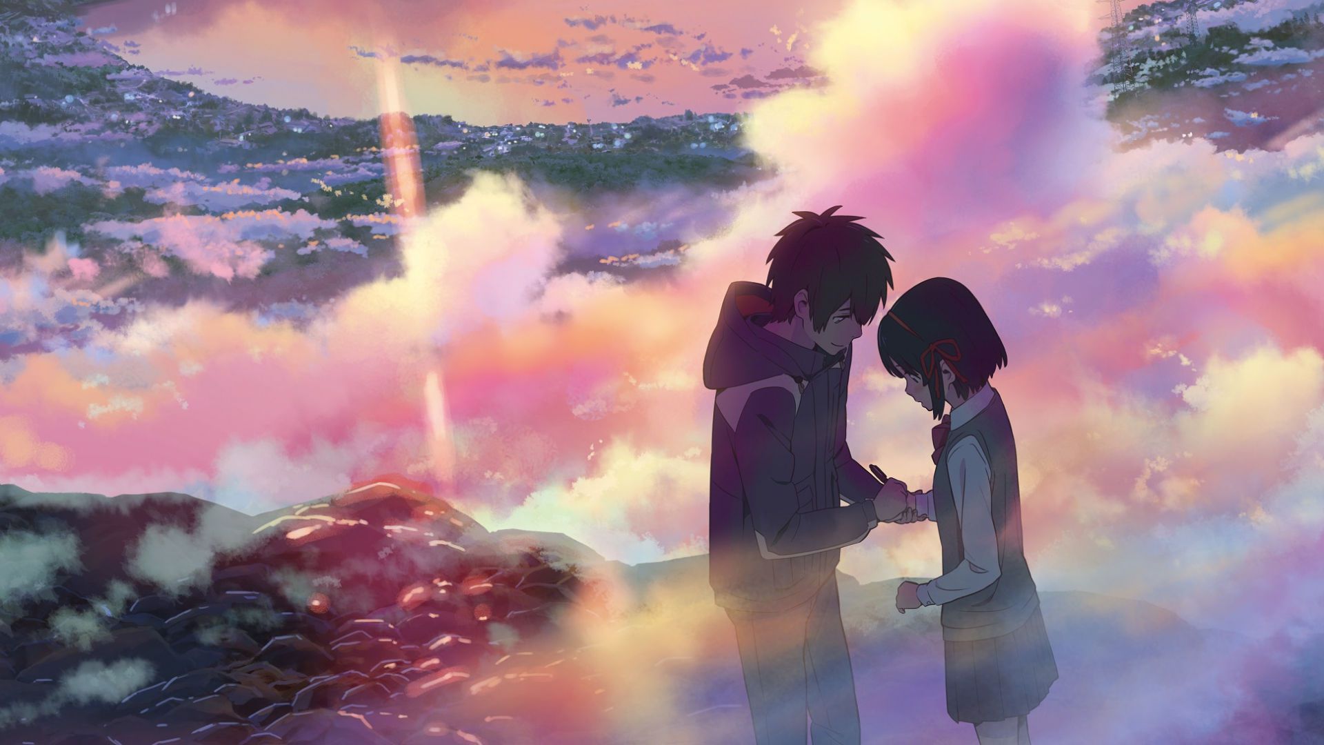 Art in all its glory: >110 FHD wallpapers from 君の名は/Your Name (X-post from  /r/anime) : r/KimiNoNaWa