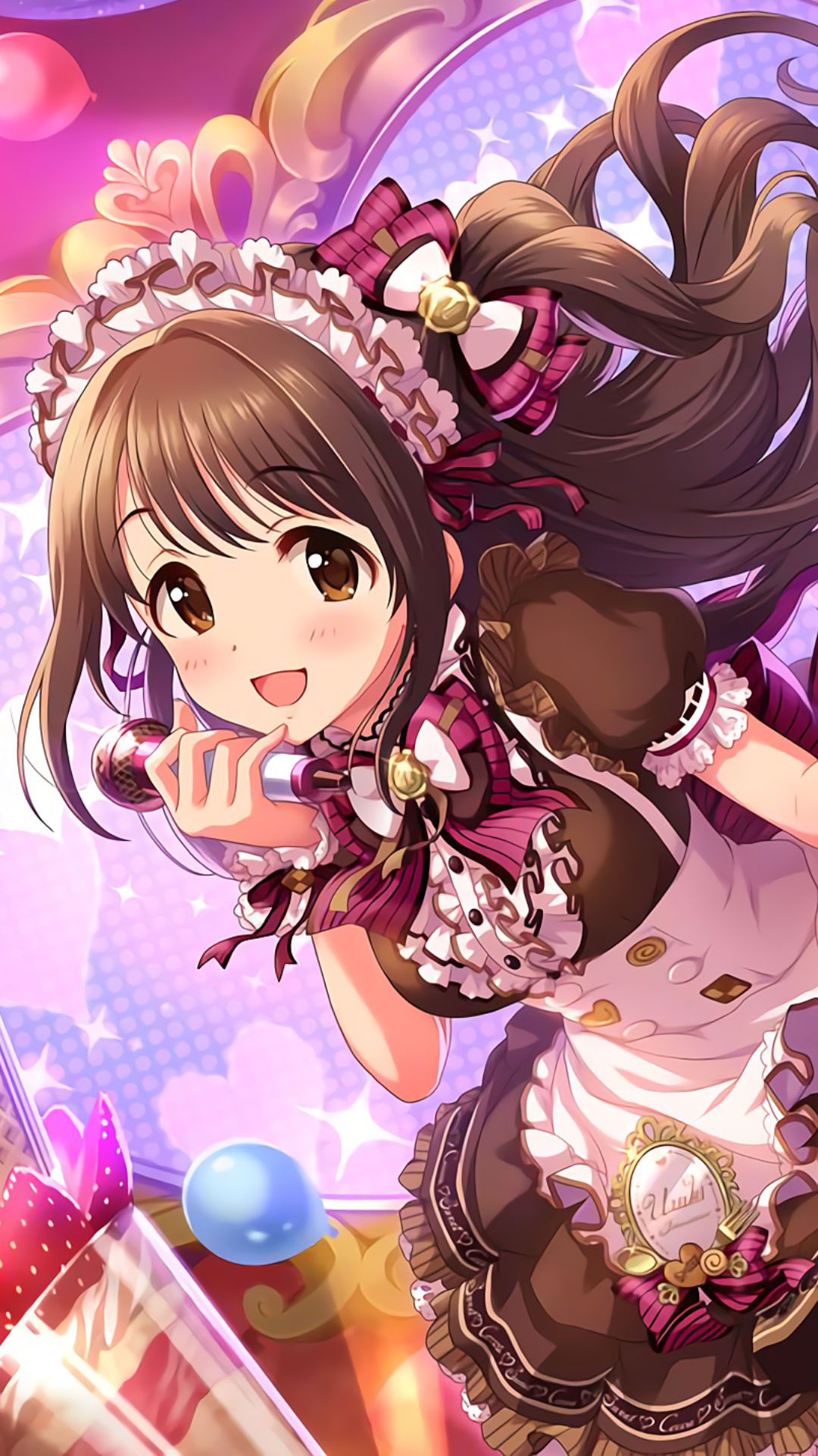 アイドルマスターシンデレラガールズ Iphone壁紙 Androidスマホ壁紙画像 145 デレステ 島村卯月 アニメ壁紙ネット Pc Android Iphone壁紙 画像