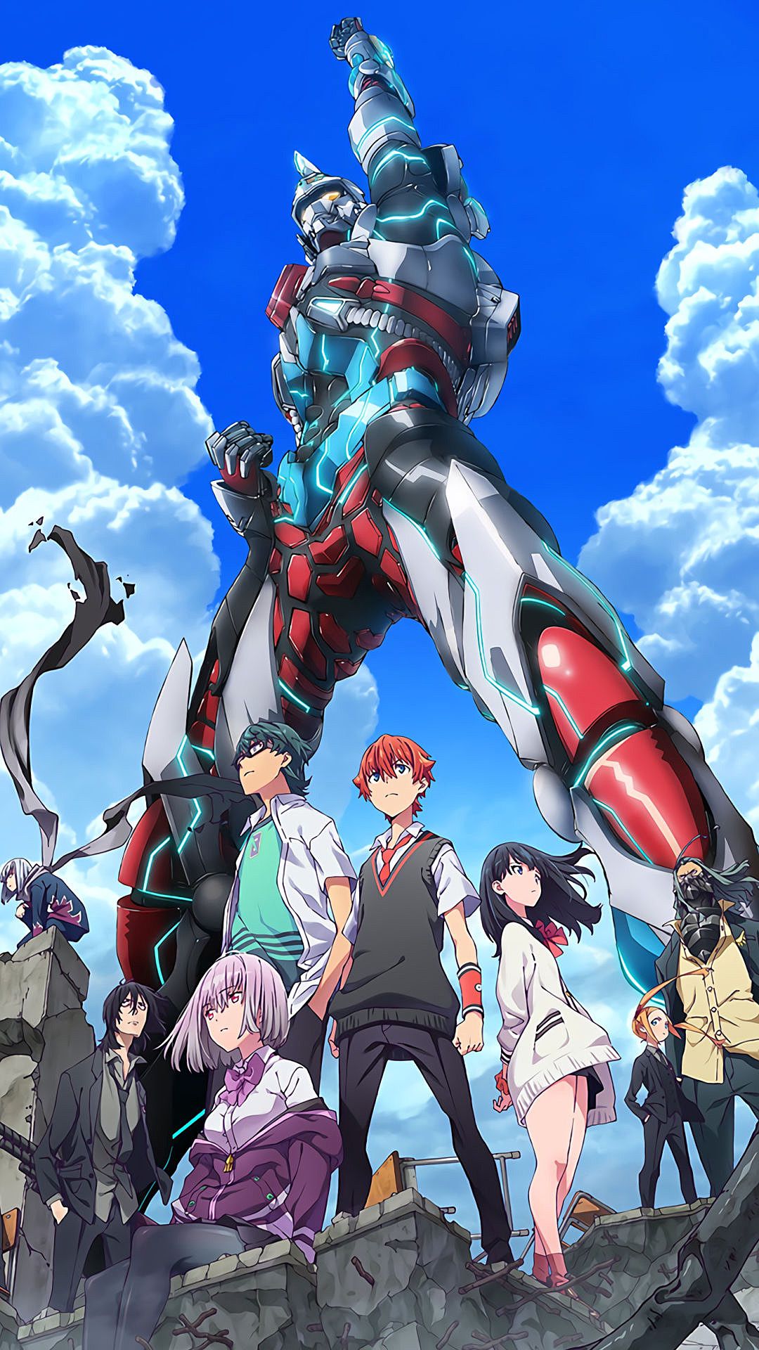 Ssss Gridman グリッドマン Iphone壁紙 Androidスマホ壁紙画像 1 アニメ壁紙ネット Pc Android Iphone 壁紙 画像