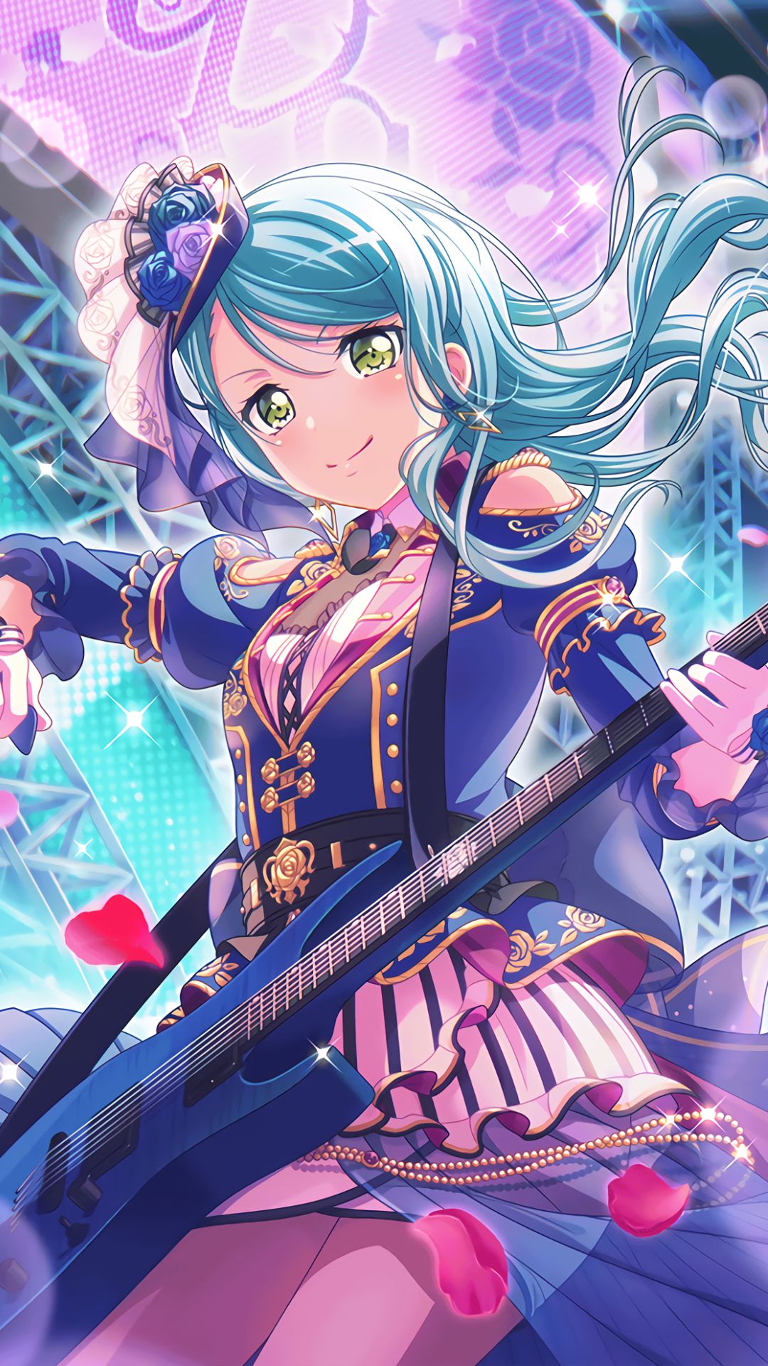 Bang Dream バンドリ Iphone壁紙 Androidスマホ壁紙画像 482 氷川紗夜 アニメ壁紙ネット Pc Android Iphone壁紙 画像