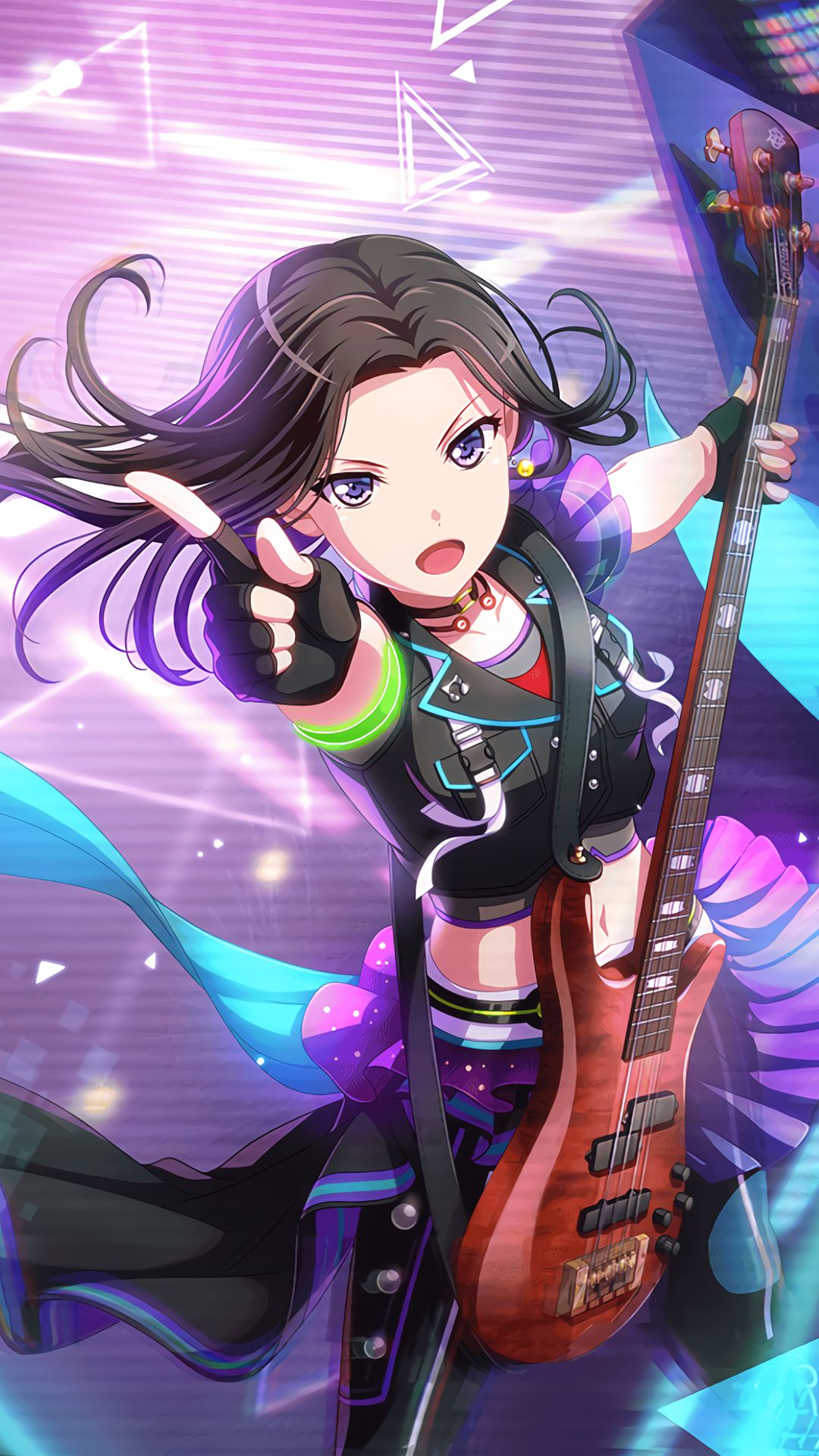 Bang Dream バンドリ Iphone壁紙 Androidスマホ壁紙画像 546 レイヤ 和奏レイ アニメ壁紙ネット Pc Android Iphone壁紙 画像