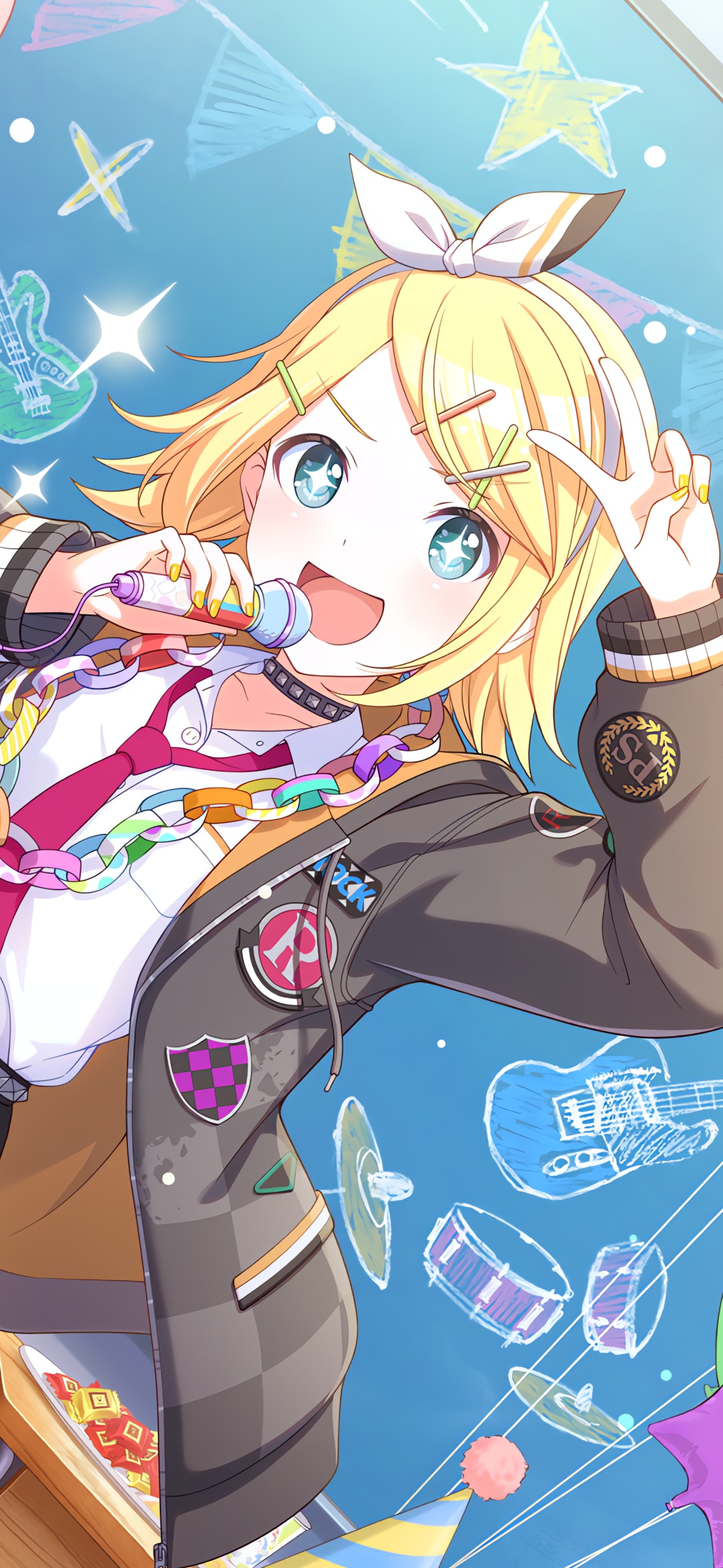 プロセカ鏡音リンのiPhone壁紙・Androidスマホ用高画質画像 プロセカ鏡音リンのiPhone壁紙・Androidスマホ用高画質画像