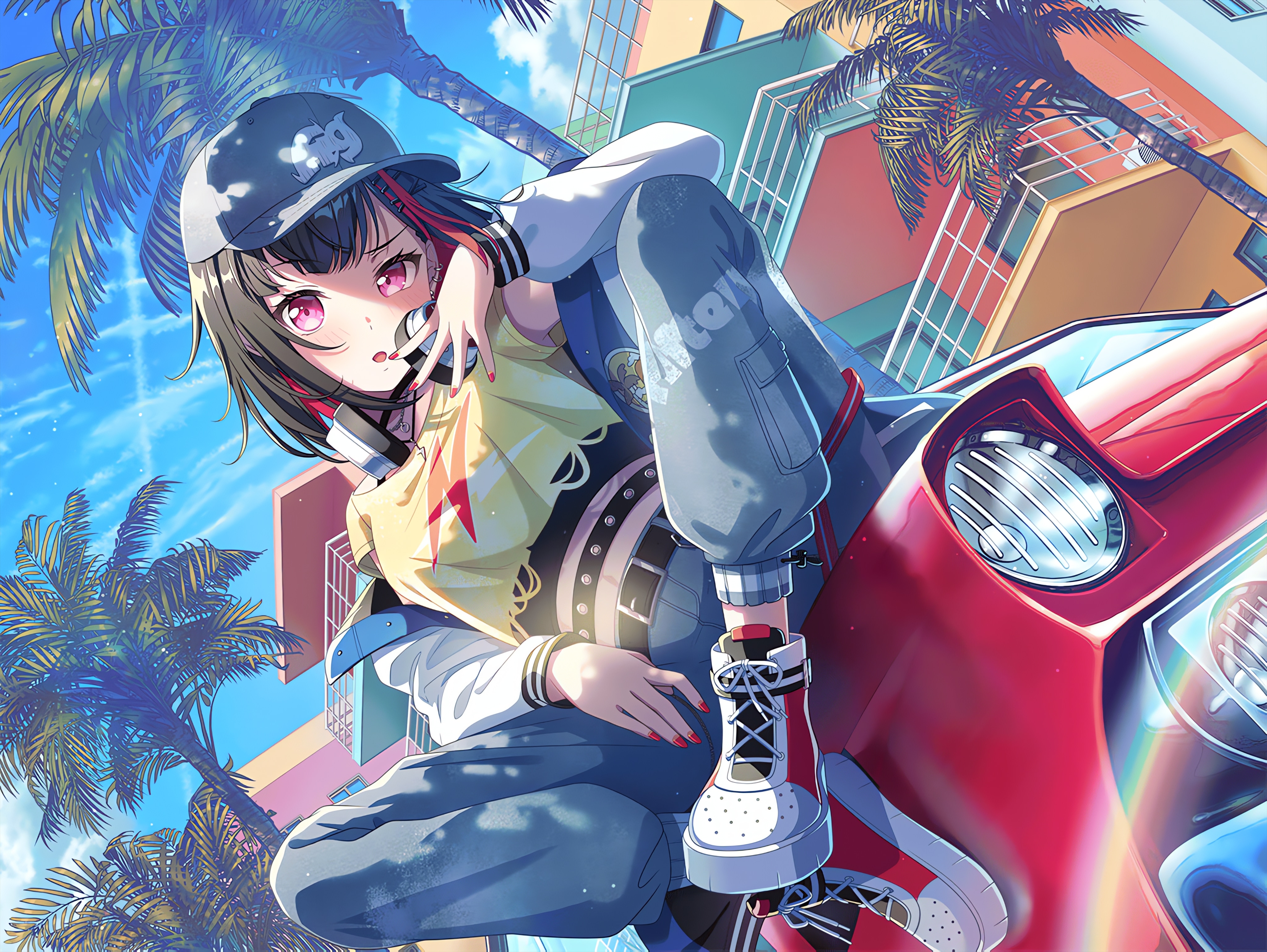 ガルパ美竹蘭の高画質画像