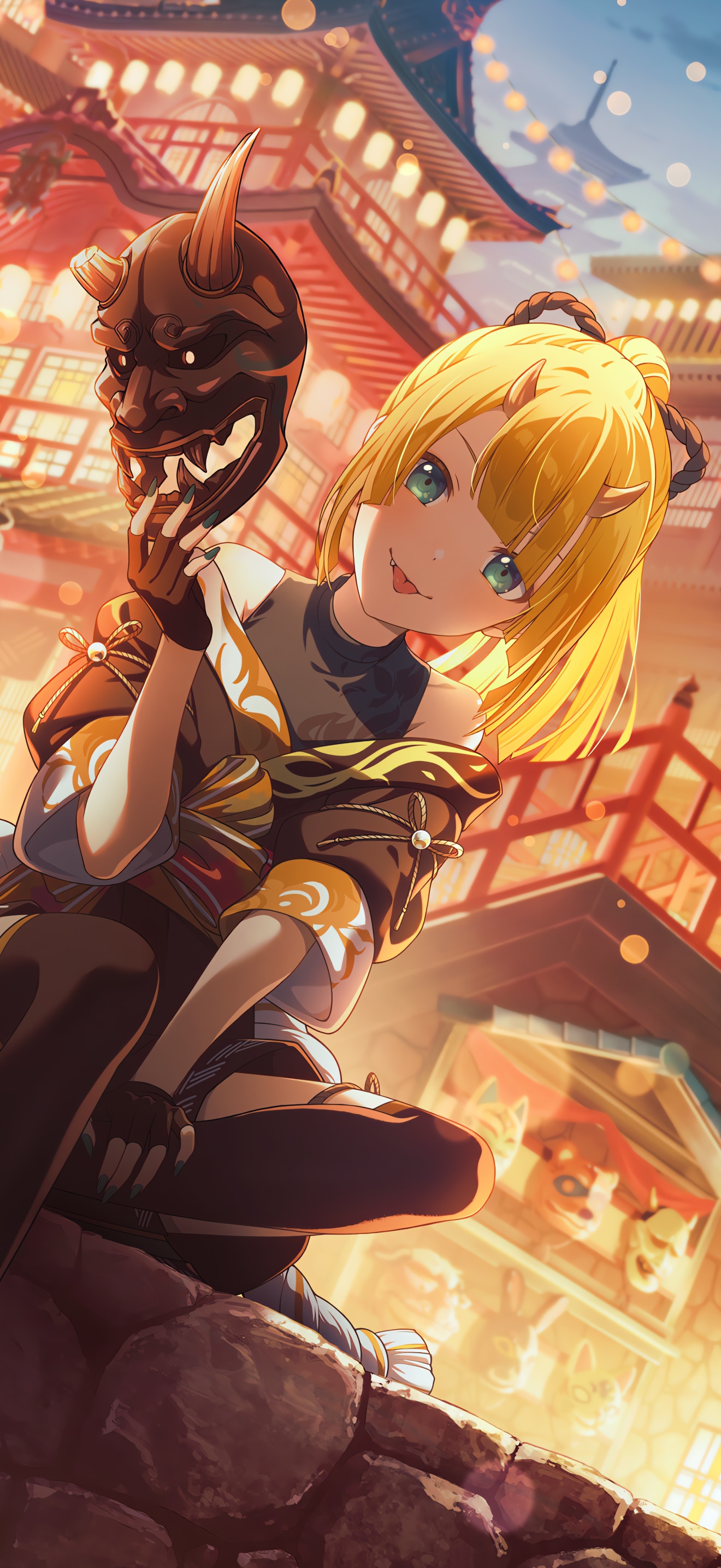 プロセカ鏡音リンのiPhone壁紙・Androidスマホ用高画質画像