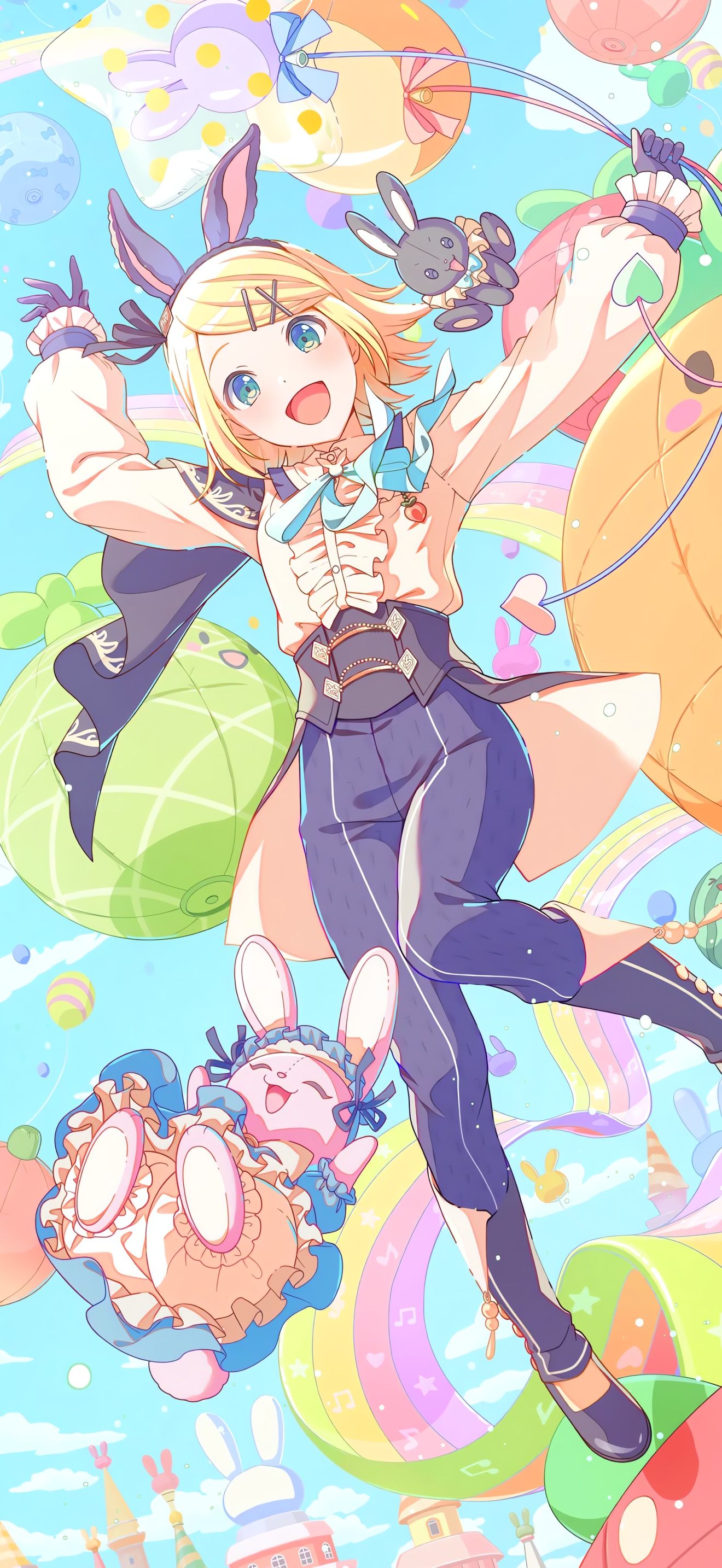 プロセカ鏡音リンのiPhone壁紙・Androidスマホ用高画質画像