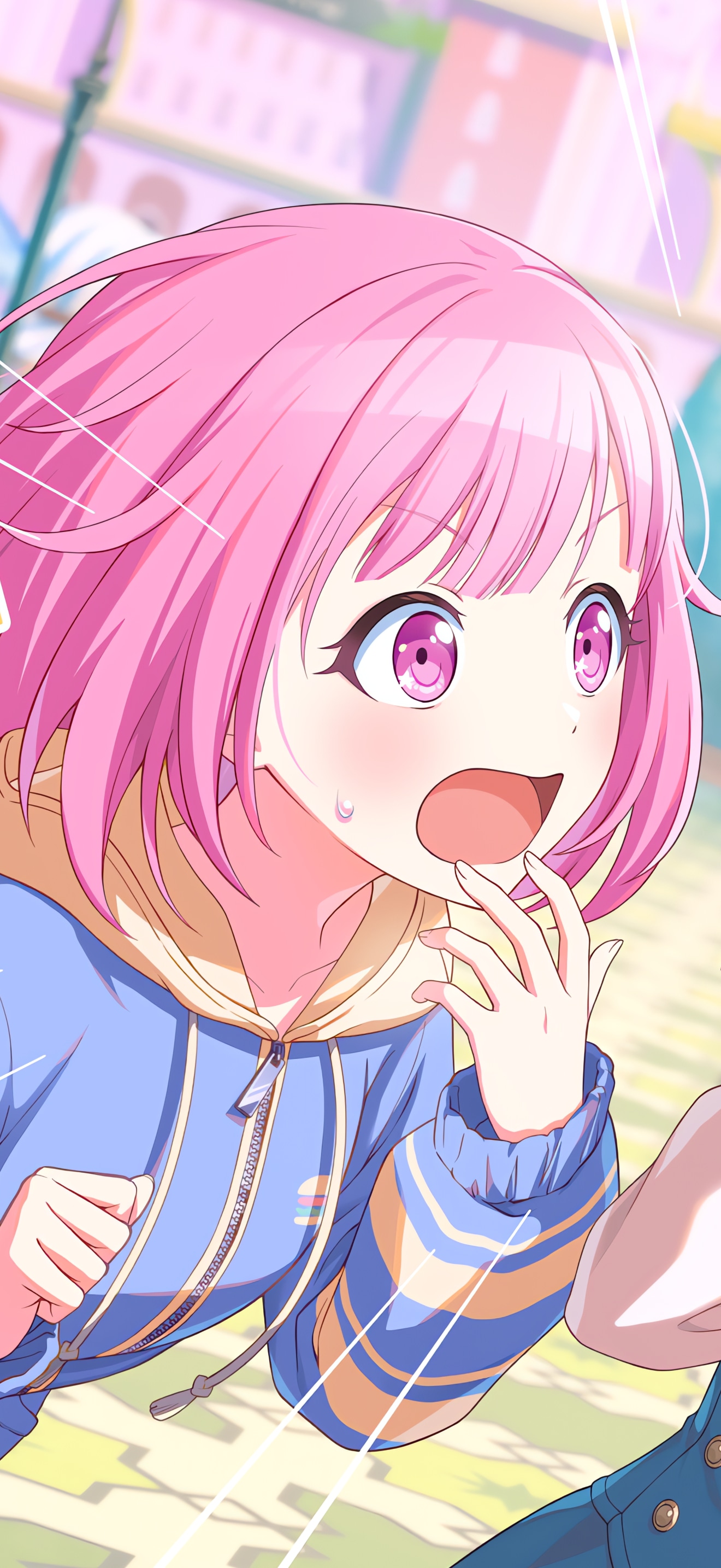 プロセカ鳳えむのiPhone壁紙・Androidスマホ用高画質画像