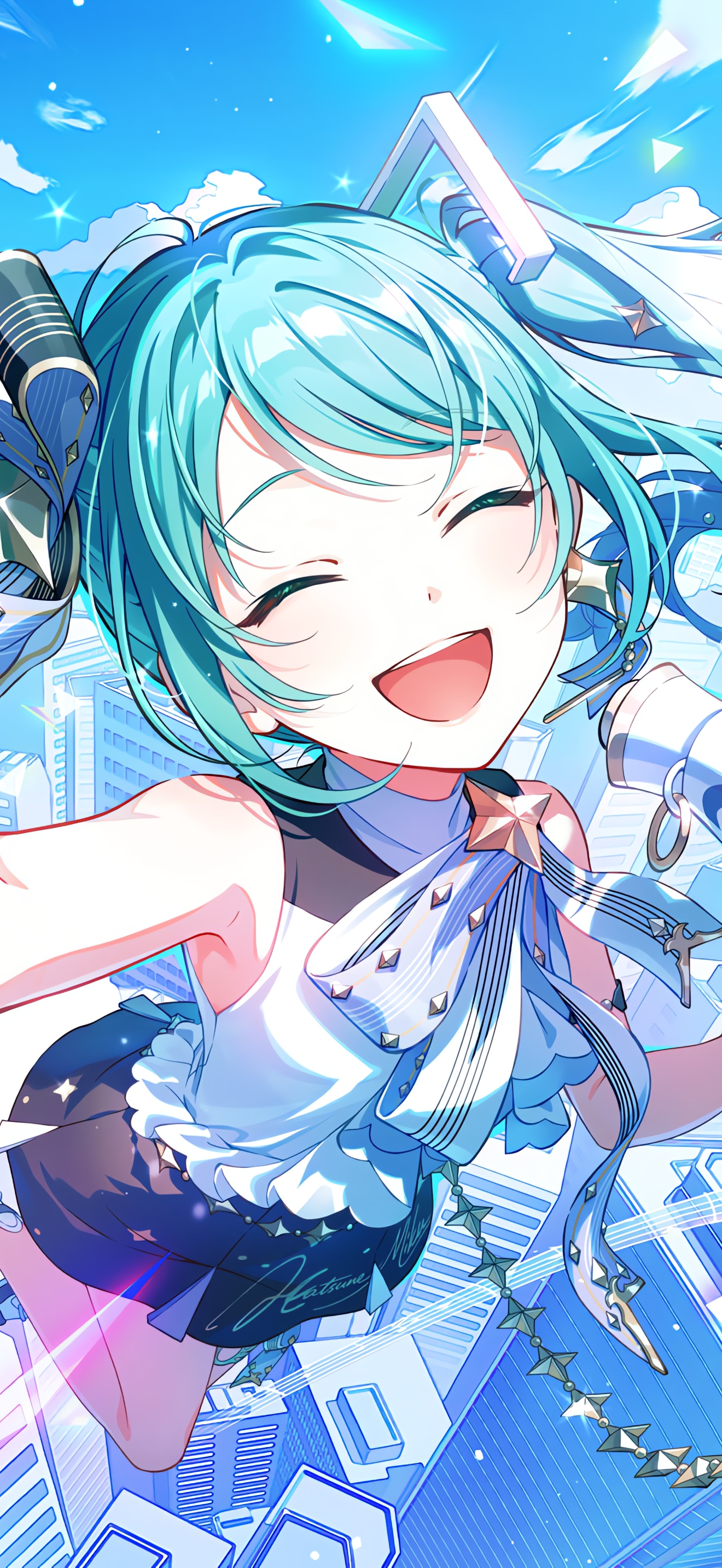 プロセカ初音ミクのiPhone壁紙・Androidスマホ用高画質画像