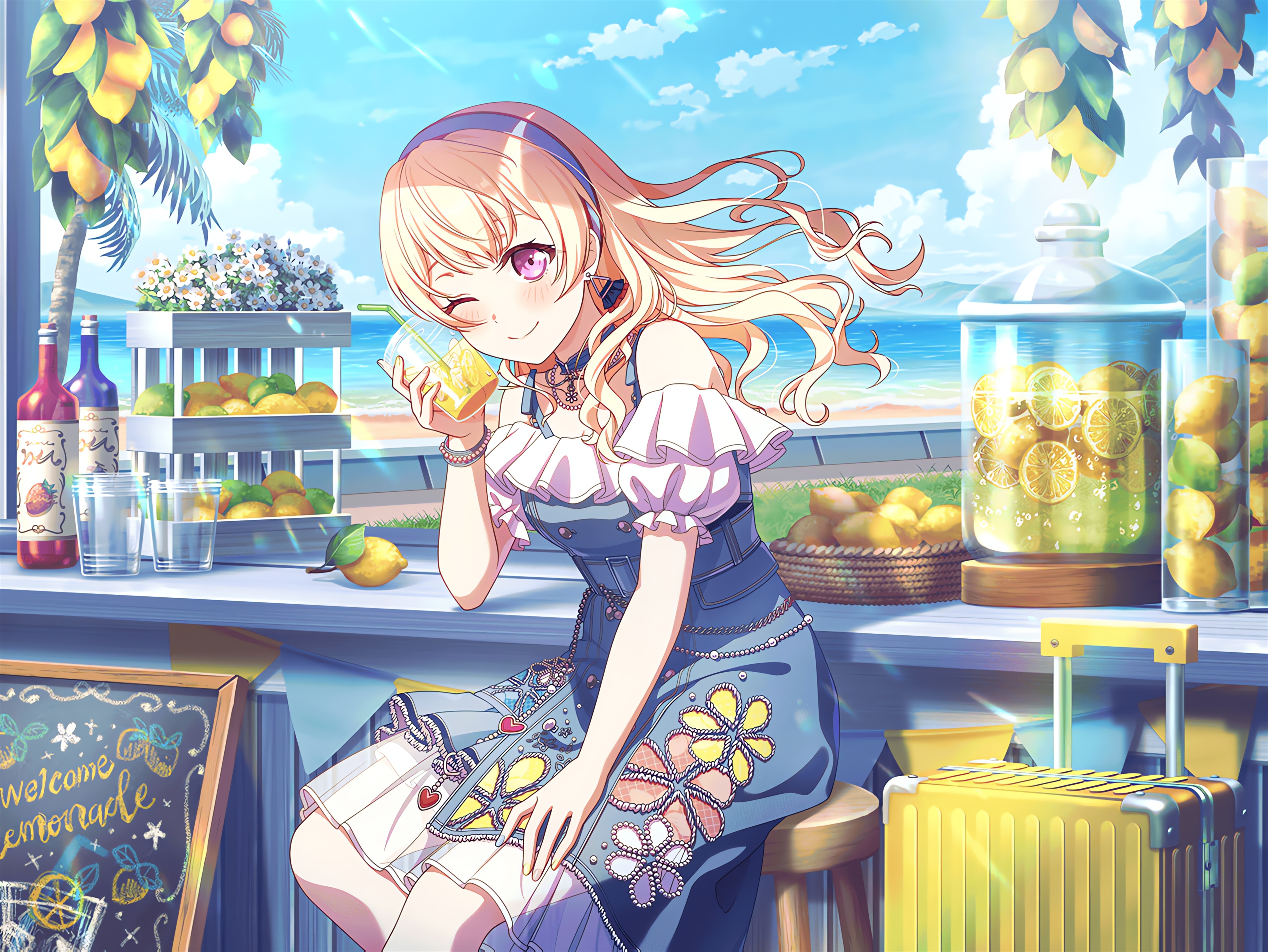 ガルパ白鷺千聖の高画質画像