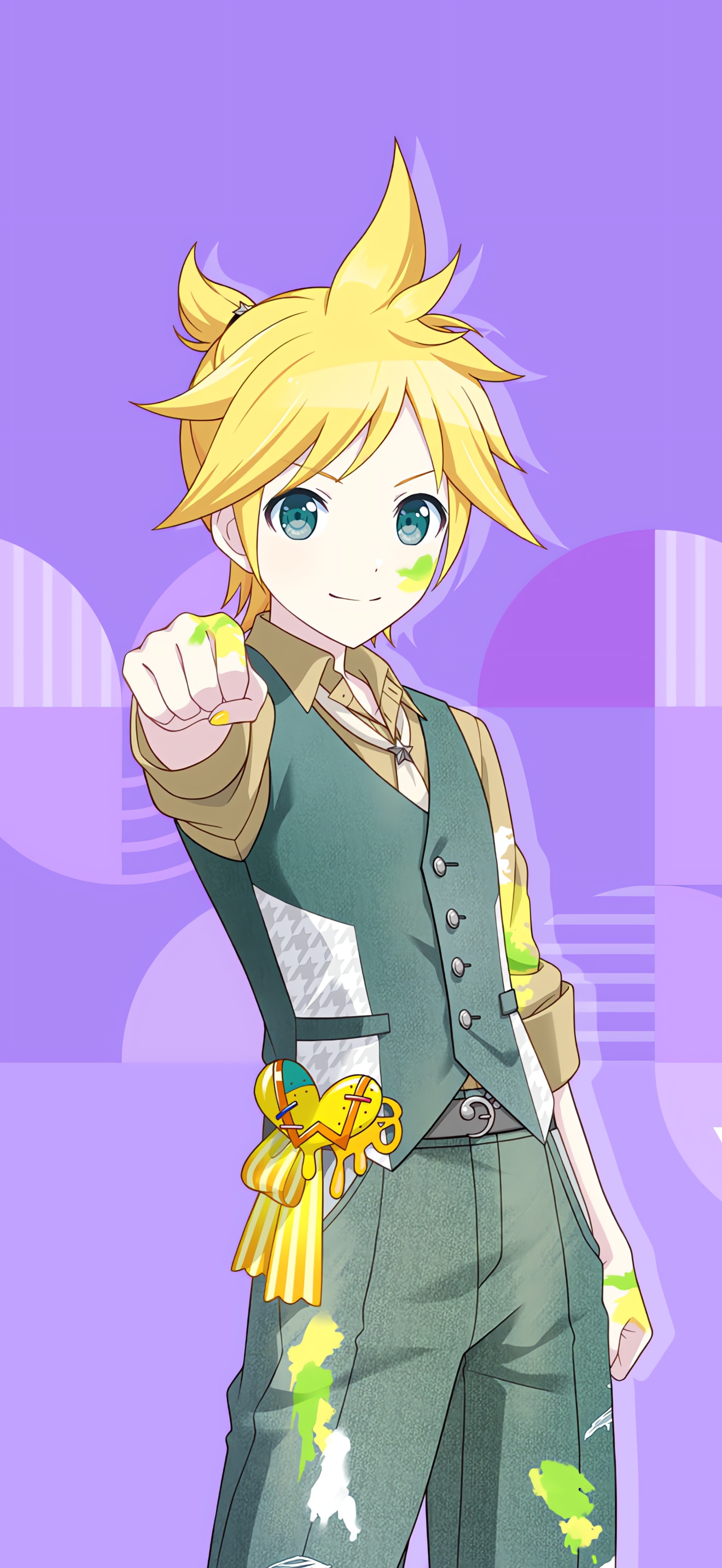 プロセカ鏡音レンのiPhone壁紙・Androidスマホ用高画質画像