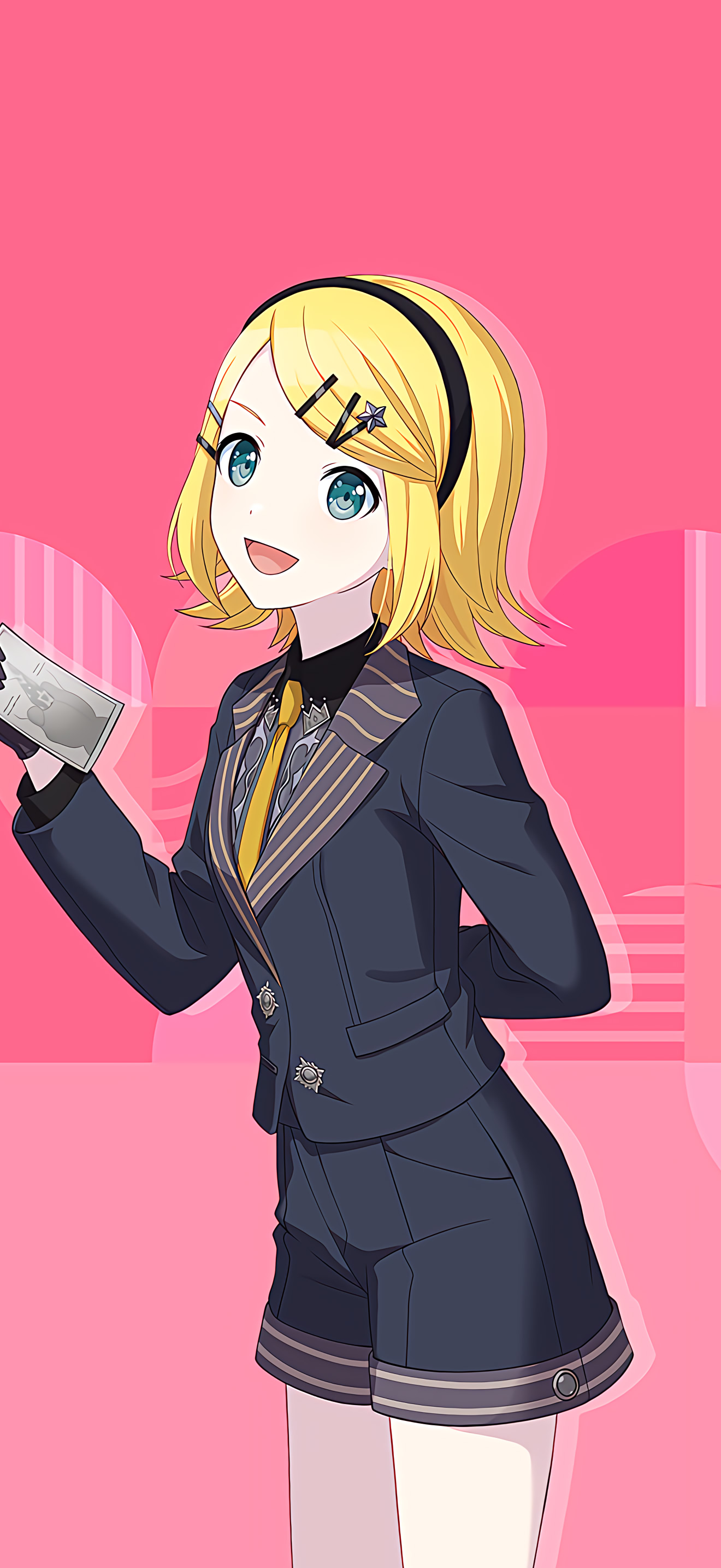 プロセカ鏡音リンのiPhone壁紙・Androidスマホ用高画質画像